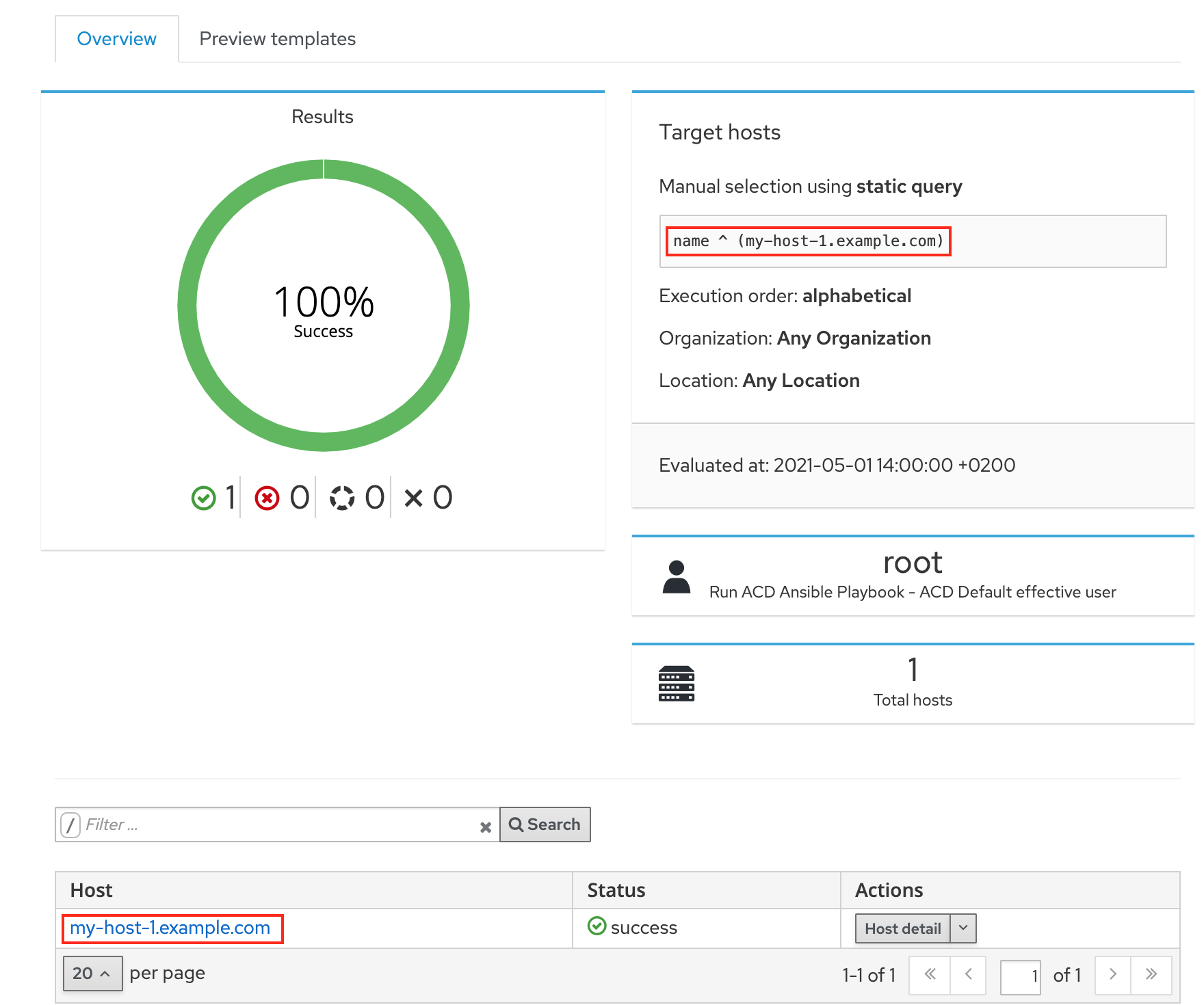 Deploying an ACD application instance