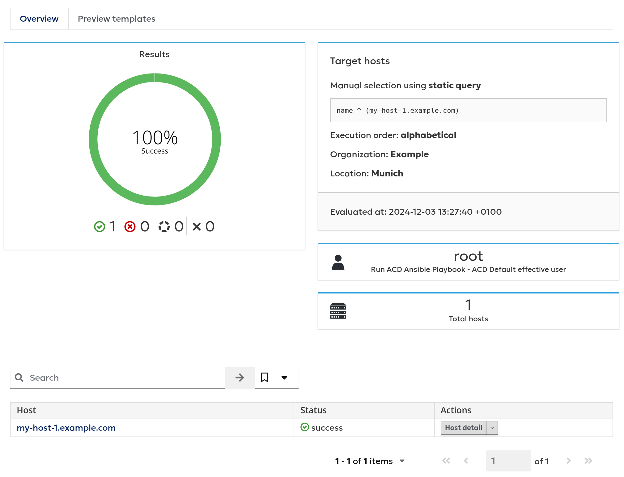 Deploying an ACD application instance